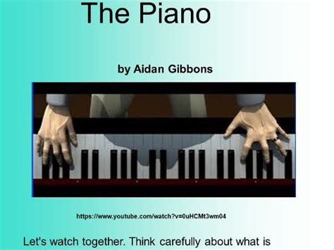 The Piano Complete Literacy Unit Plus All Resources Piano Vocabulary Worksheet - Piano Vocabulary Worksheet