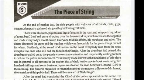 the piece of string pdf