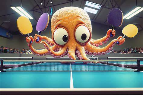 the ping pong playing octopus english edition