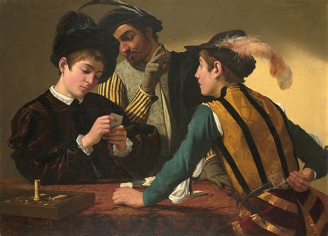 the poker game painting