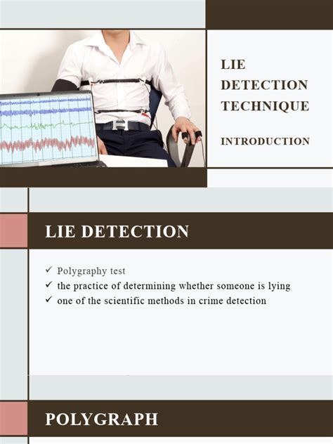 The Polygraph And Lie Detection
