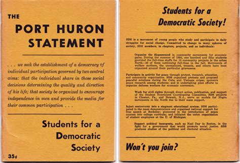 The Port Huron Statement