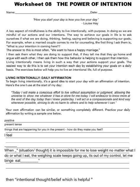 The Power Of Intention Pdf