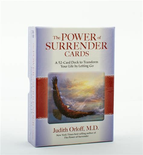 The Power Of Surrender Cards A 52 Card Deck To Transform Your Life By Letting Go