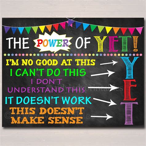 The Power Of Yet Poster Display Resources Twinkl The Power Of Yet Worksheet - The Power Of Yet Worksheet