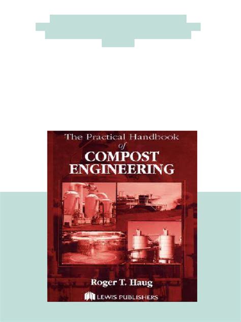 The Practical Handbook Of Compost Engineering