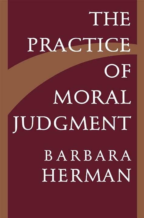 the practice of moral judgment