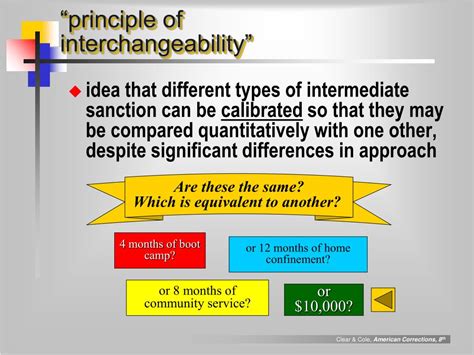 The Principle Of Interchangeability Is Normally Employed For