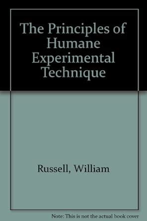 The Principles Of Humane Experimental Technique Is It