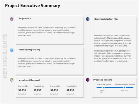 The Proposal Summary