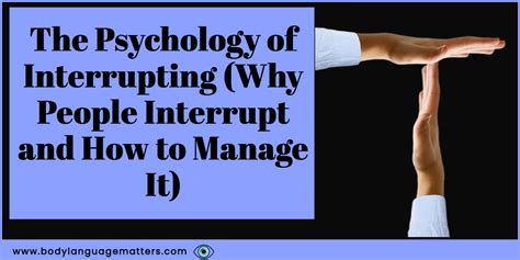 The Psychology Of Interrupting Why People Interrupt And Colleagues Keep Interrupting My Conversations The Carpool Nose Picker And More - Colleagues Keep Interrupting My Conversations The Carpool Nose Picker And More