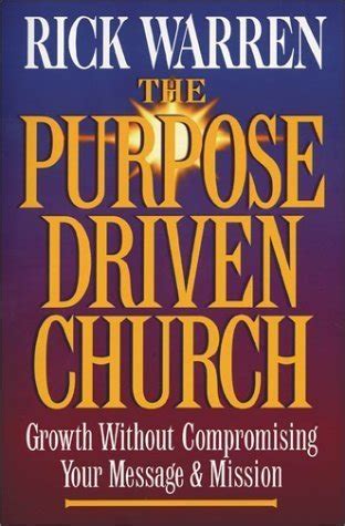 The Purpose Driven Church Rick Warren Cumberland