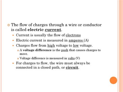 The Push That Causes Charges To Move