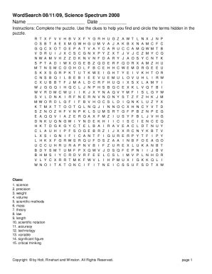 The Puzzle Corner Science Spot Printable Science Crossword Puzzles - Printable Science Crossword Puzzles