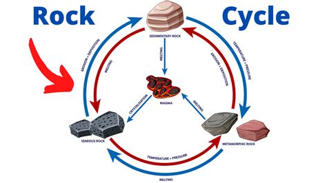The Rock Cycle Simplified 8211 Houston Science Science Rock Cycle - Science Rock Cycle