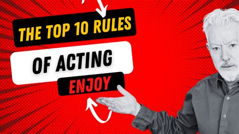 The Rules Of Acting