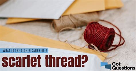 The Scarlet Thread Of Redemption