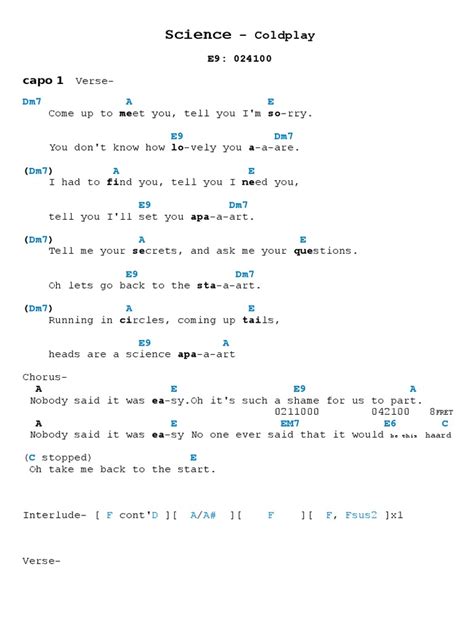 The Science Coldplay