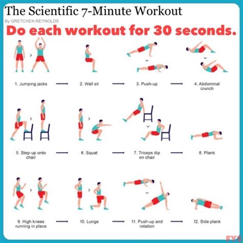 The Scientific 7 Minute Workout The New York Science Workout - Science Workout