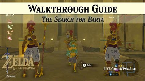 The Search For Barta Walkthrough