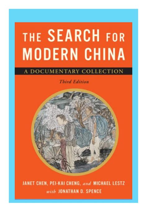 the search for modern china pdf