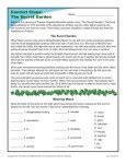 The Secret Garden Context Clues Worksheets For 4th 4th Grade Worksheet Context Clues - 4th Grade Worksheet Context Clues