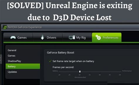 the selected d3d device doesn