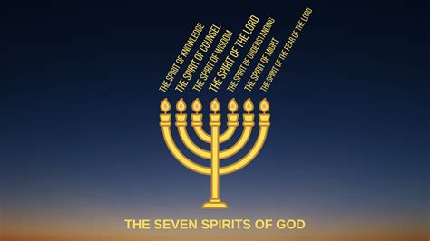 The Seven Spirits Of God Timothy 2 Ministry