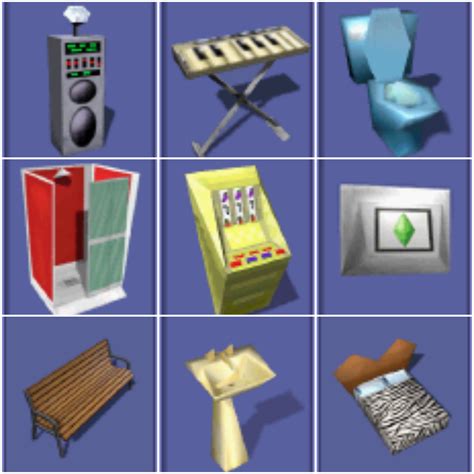 the sims 2 objects