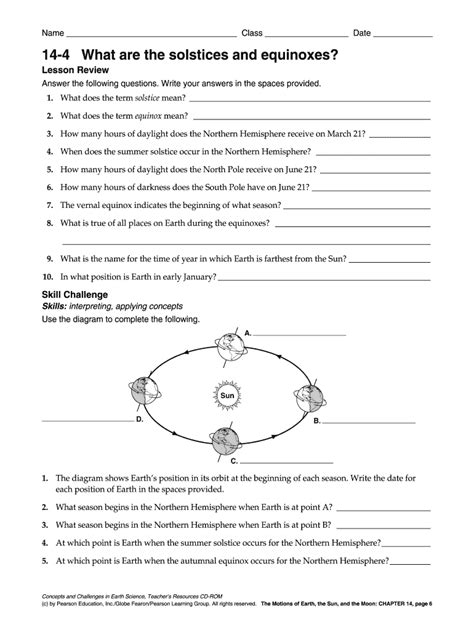 The Solstices And Equinoxes Worksheet Answers   Solstices And Equinoxes Helpteaching Com - The Solstices And Equinoxes Worksheet Answers