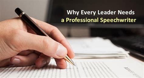 the speechwriter