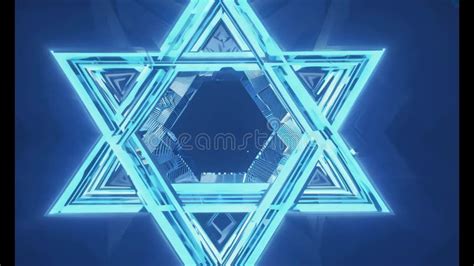 the star of david with an intricate pattern
