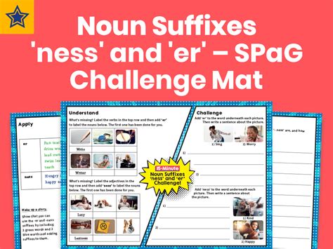 The Suffix Ness Teaching Resources Suffix Ness Worksheet - Suffix Ness Worksheet