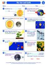 The Sun And Earth 2nd Grade Science Worksheets Science Worksheets For 2nd Grade - Science Worksheets For 2nd Grade