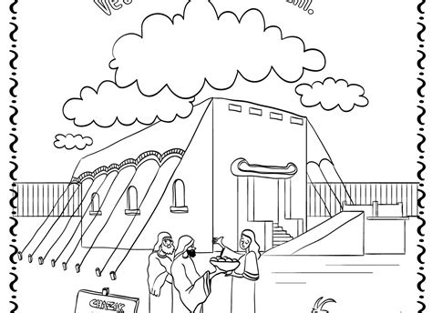 The Tabernacle Coloring Page