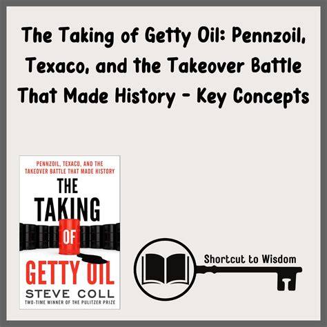 the taking of getty oil pennzoil texaco and the t