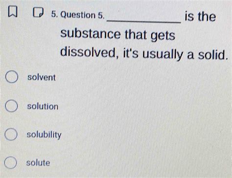 The Thing That Gets Dissolved