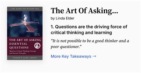 the thinkers guide to the art of asking essential questions thinkers guide library