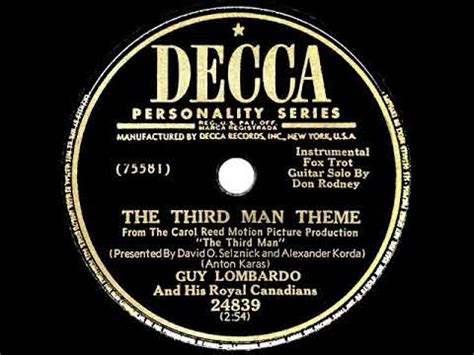 the third man theme guy lombardo biography