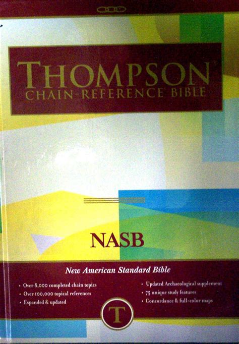 The Thompson Chain Reference Study Bible Nkjv Leather Bound Anonymous