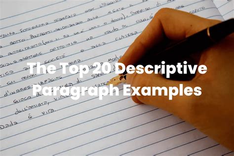 The Top 20 Descriptive Paragraph Examples The Teaching Practice Descriptive Writing - Practice Descriptive Writing