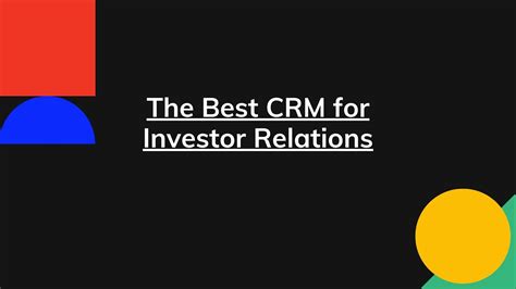 The Top Crm For Investor Relations You Need How To Build An Investor Crm - How To Build An Investor Crm