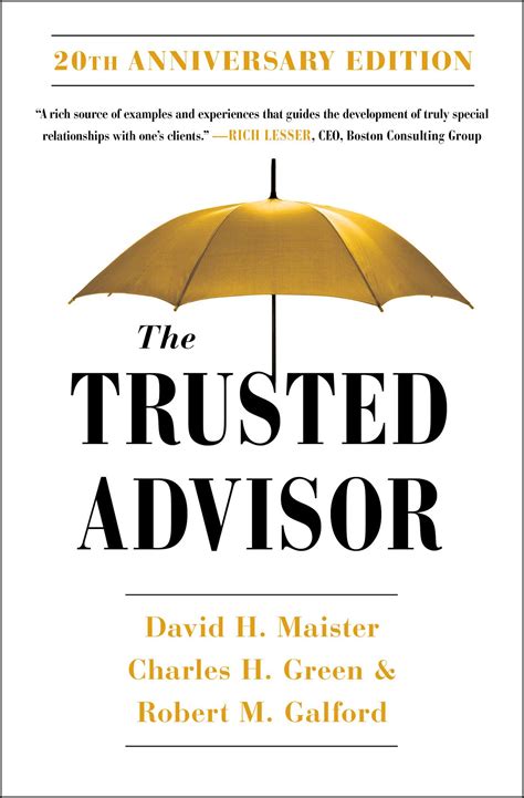 The Trusted Advisor David H Maister