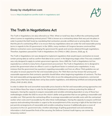 The Truth About Negotiations Pdf Free Download