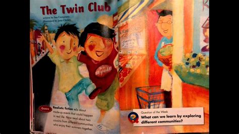 The Twin Club Part 1 Reading Street Grade Reading Street Stories 2nd Grade - Reading Street Stories 2nd Grade