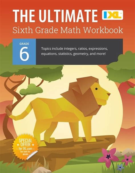 The Ultimate Grade 6 Math Workbook Geometry Algebra Sixth Grade Math Workbook - Sixth Grade Math Workbook