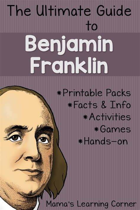 The Ultimate Guide To Studying Benjamin Franklin Unit Benjamin Franklin 1st Grade - Benjamin Franklin 1st Grade