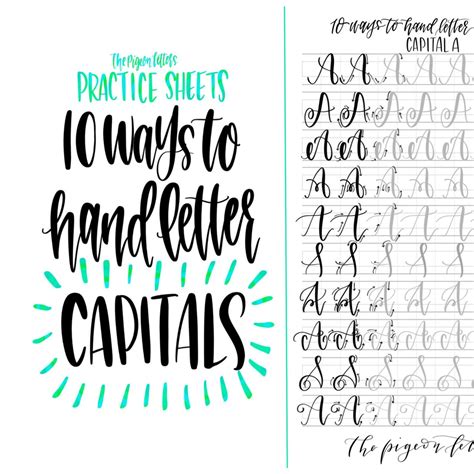 The Ultimate Hand Lettering Alphabet Creative Writing Alphabet Letters - Creative Writing Alphabet Letters