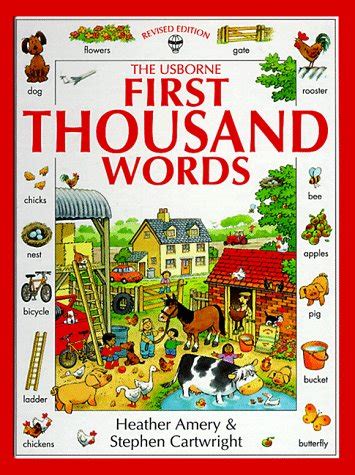 The Usborne First Thousand Words In Spanish With Easy Pronunciation Guide First Picture Book Spanish And English Edition