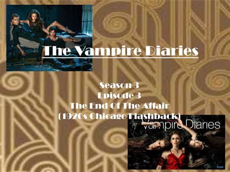 The Vampire Diaries Analysis